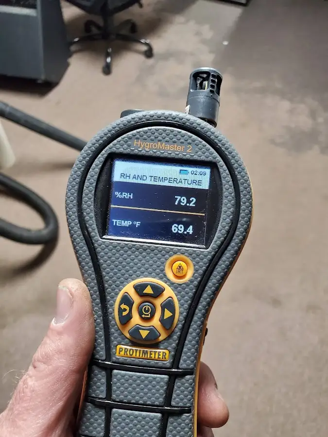 Moisture meter humidity assessment for Mold Remediation & Removal in Lorton